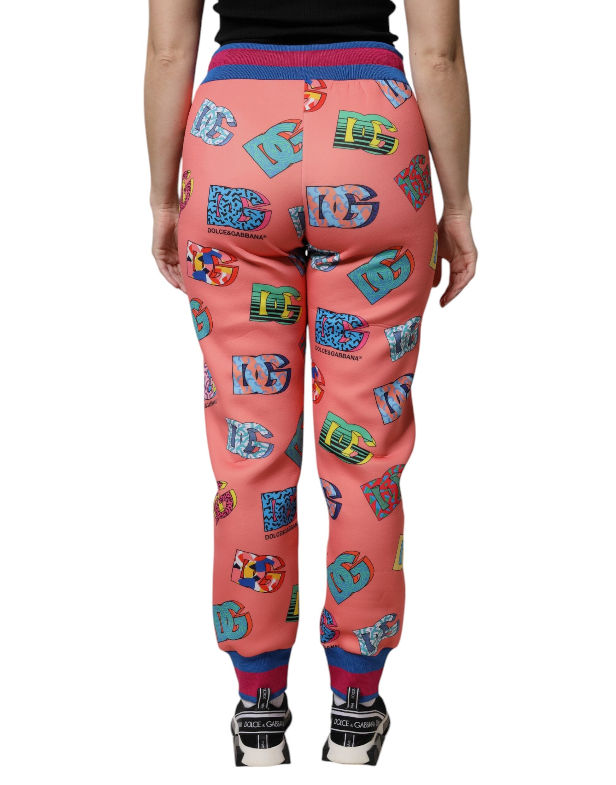 Pink Logo Monogram Jogger Sweatpants Pants - ventzia