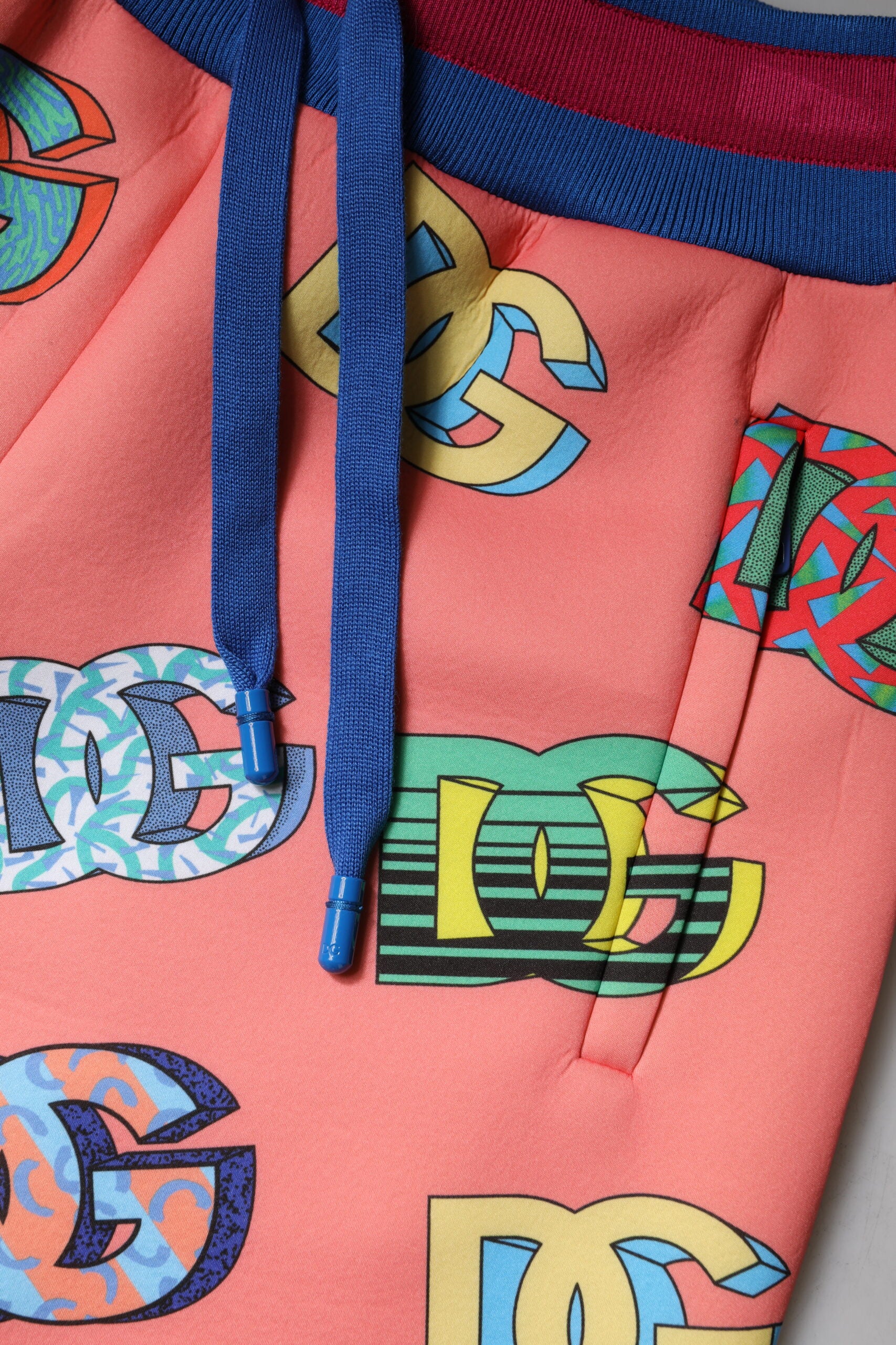 Pink Logo Monogram Jogger Sweatpants Pants - ventzia