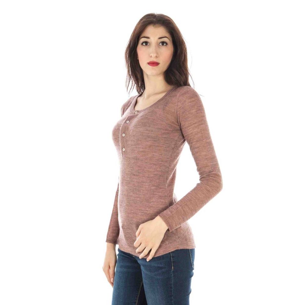 Pink Wool Sweater - ventzia