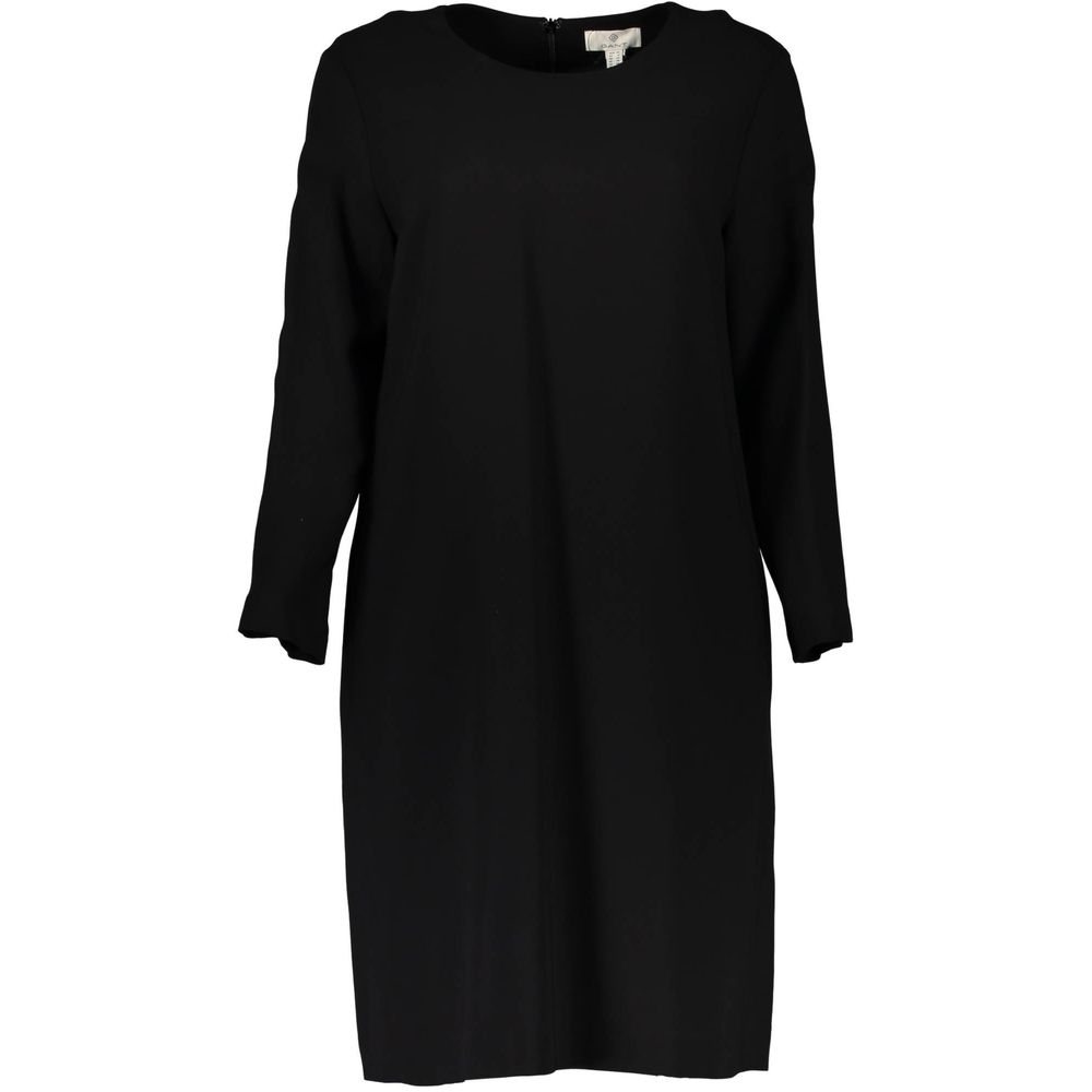 Black Viscose Women Dress - ventzia