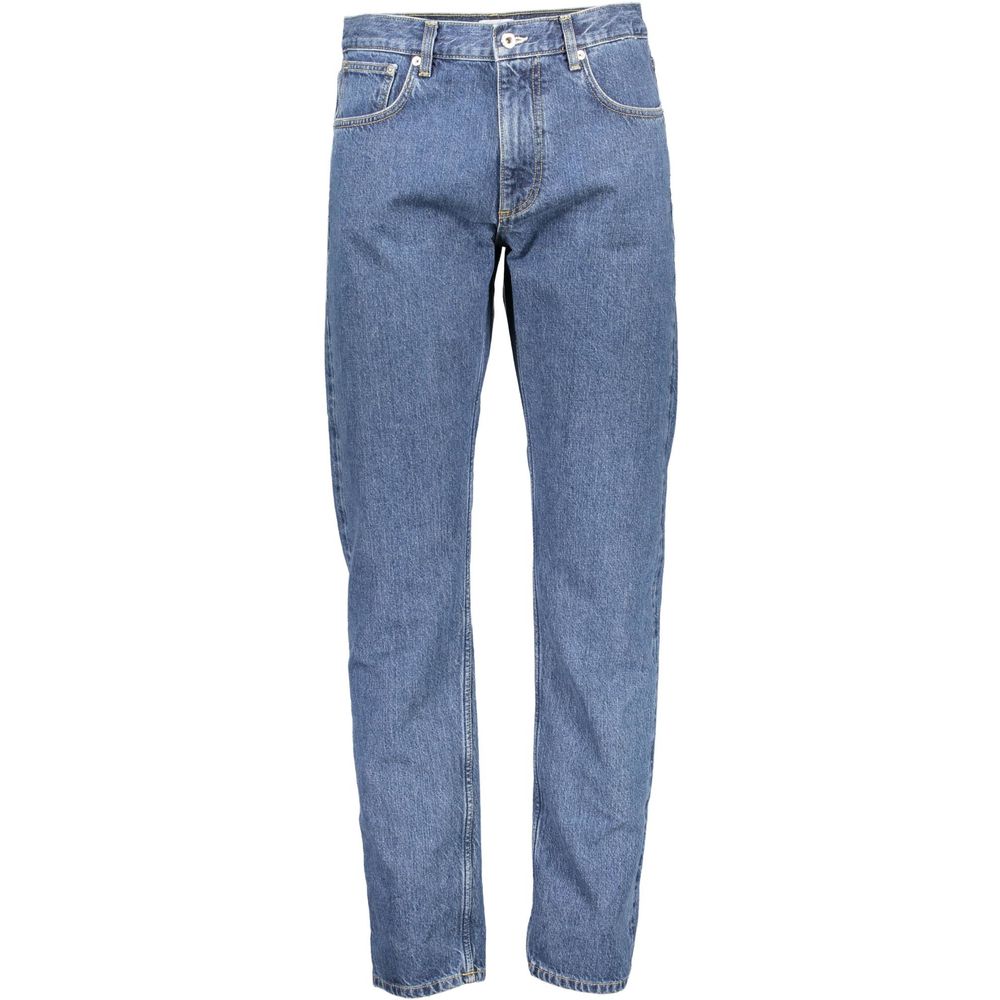 Blue Cotton Men Jeans - ventzia