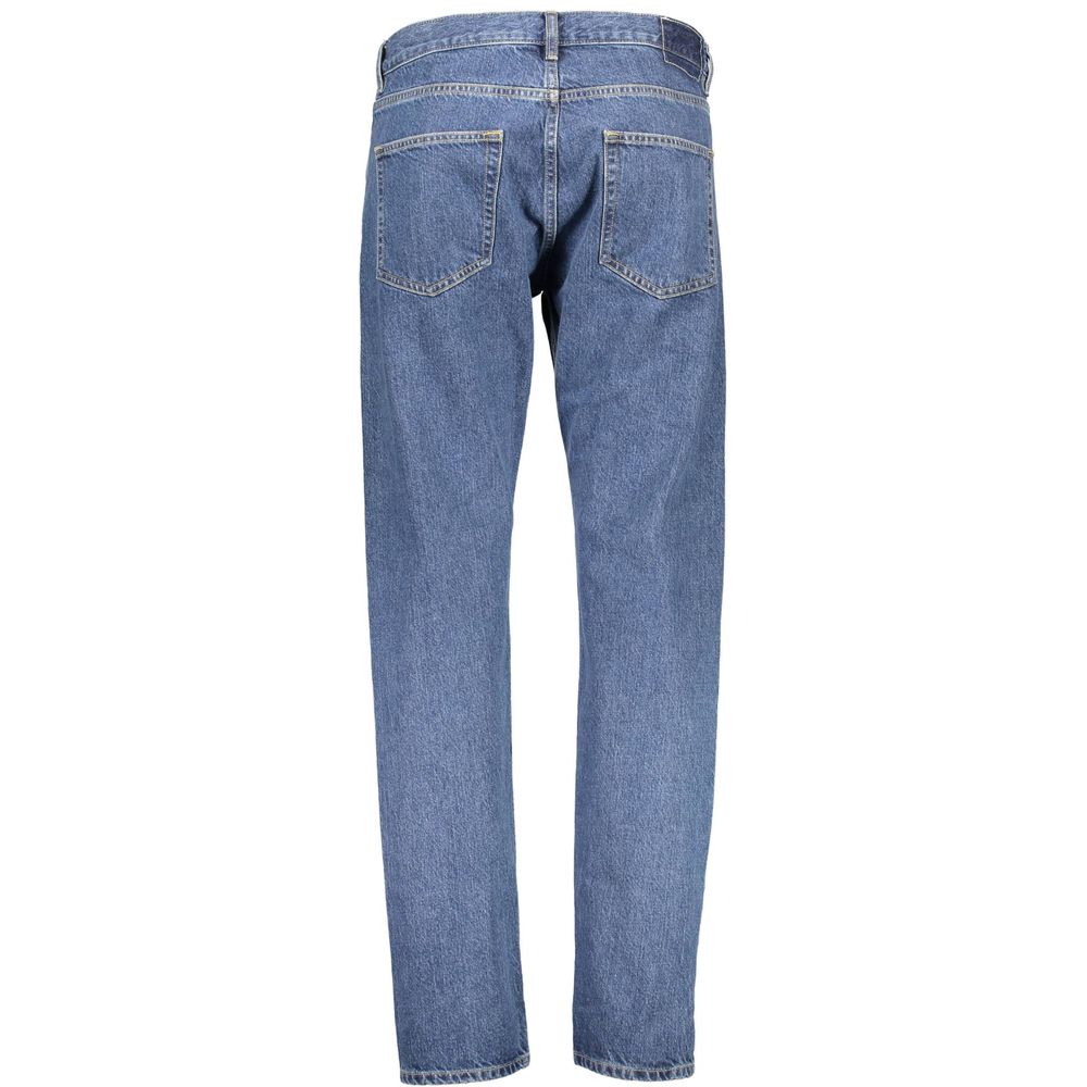 Blue Cotton Men Jeans - ventzia