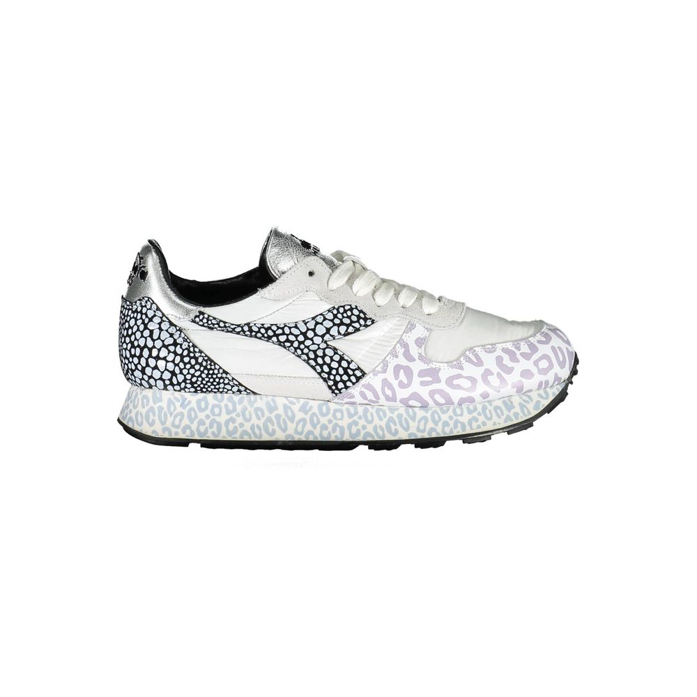White Fabric Women Sneaker - ventzia