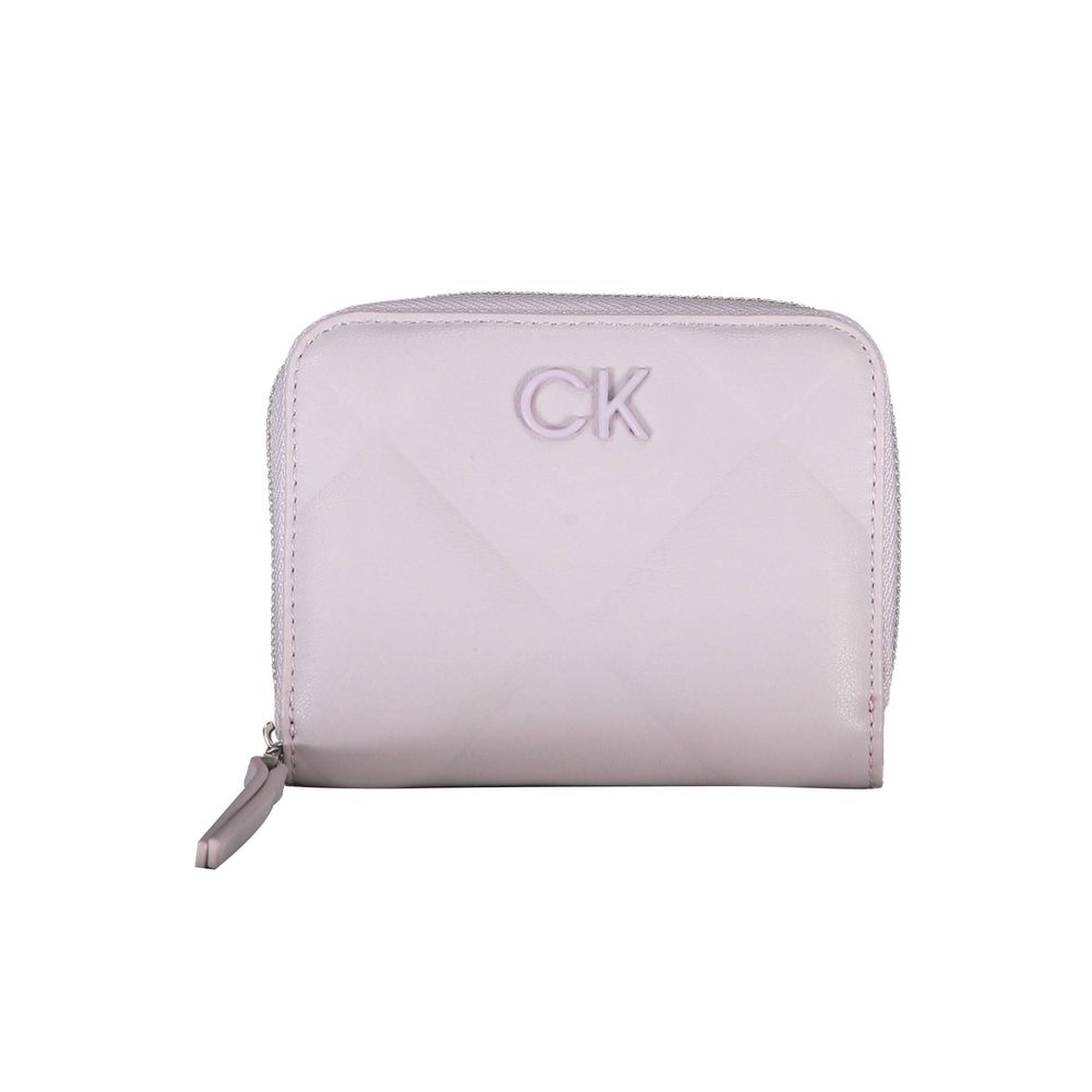 Purple Polyester Women Wallet - ventzia