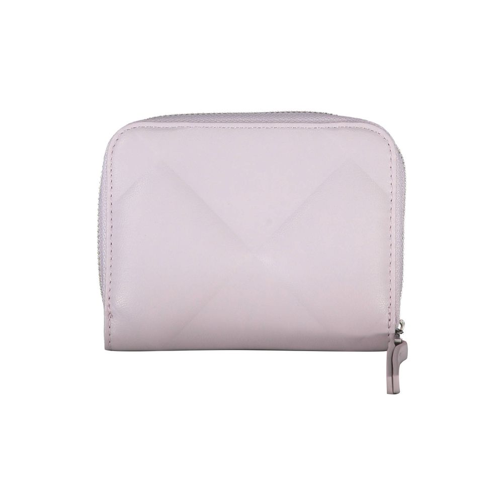 Purple Polyester Women Wallet - ventzia