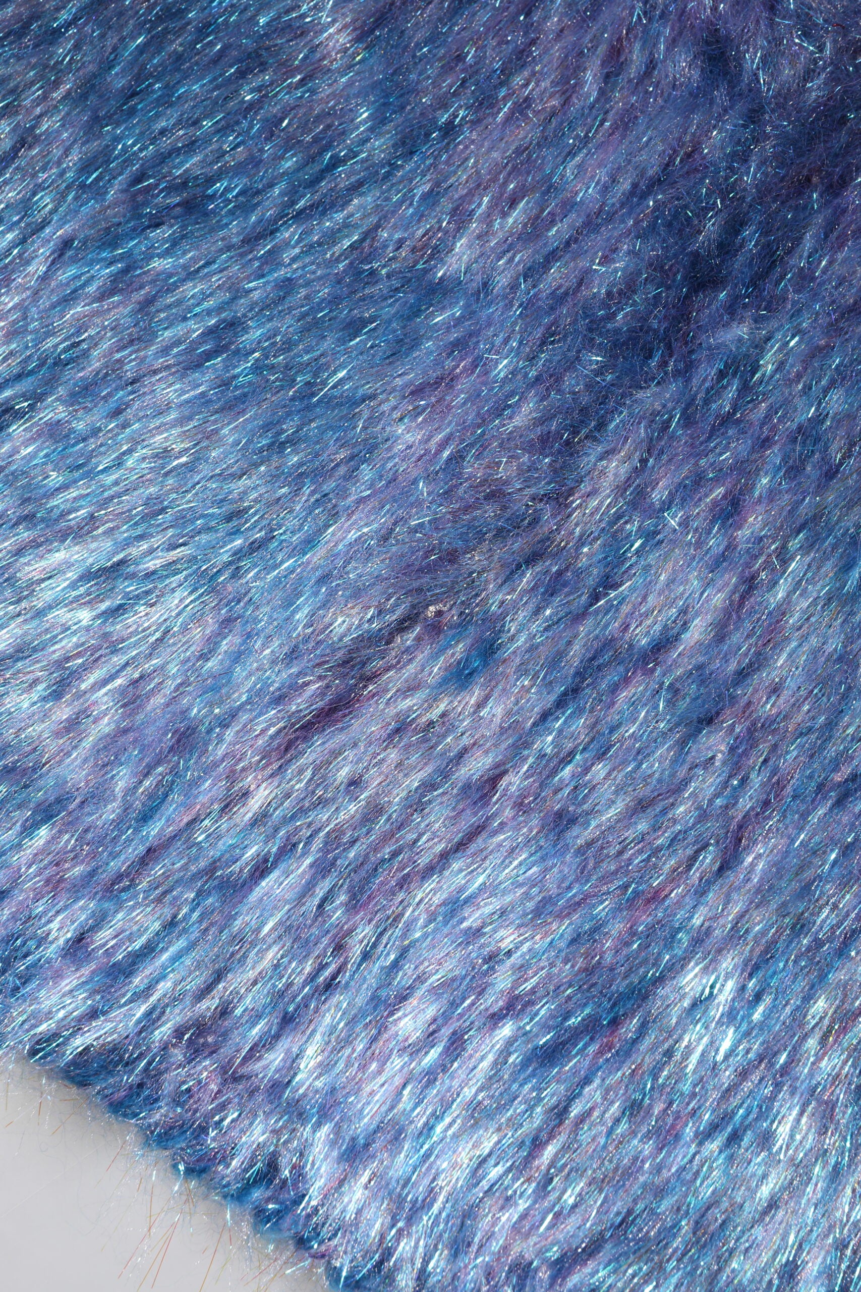 Multicolor Plush High Waist Mini Skirt - ventzia