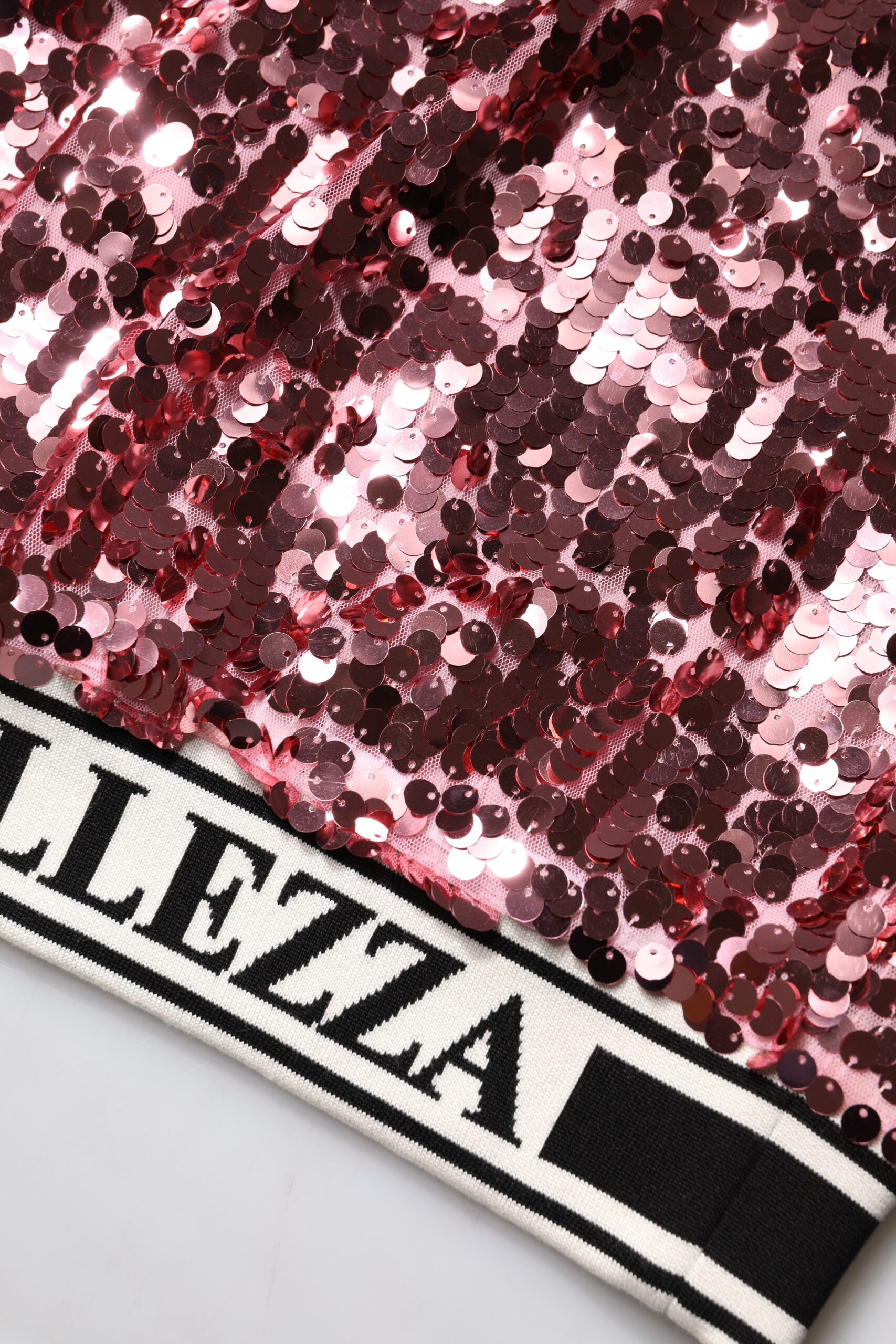 Pink DG Queen Sequin Pullover Sweater - ventzia