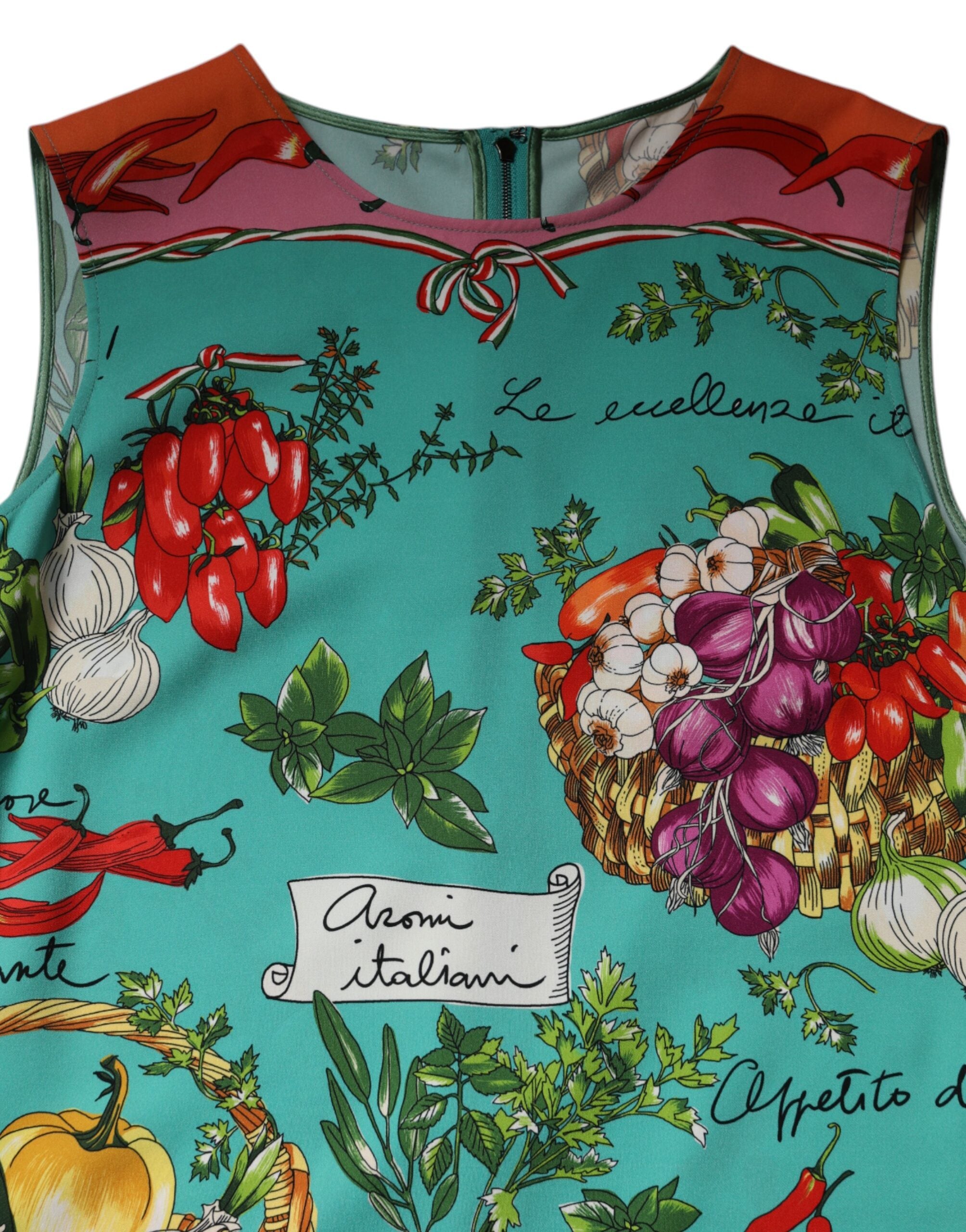 Multicolor Floral Silk Sleeveless Tank Top - ventzia