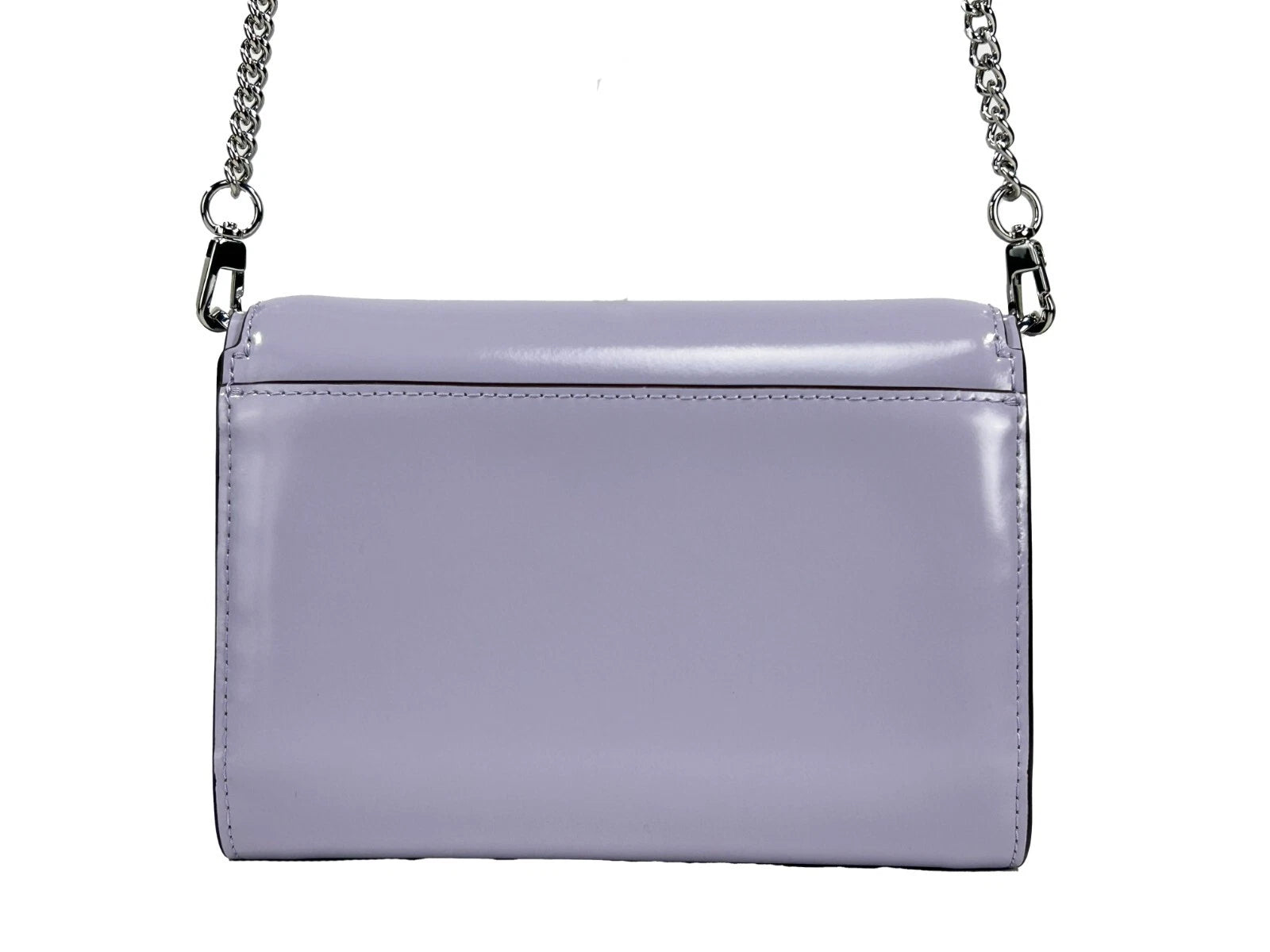 Patent Emerson Patent Chain Wallet Crossbody Bag - ventzia