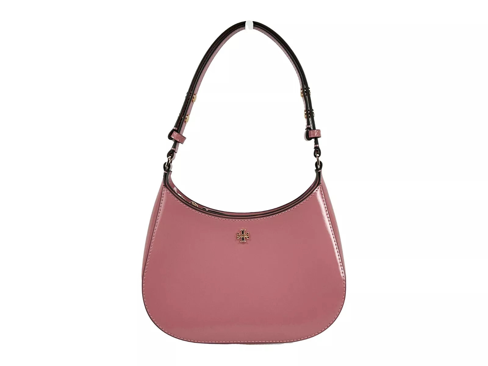 Patent Emerson Small Shoulder Bag Purse Pink - ventzia