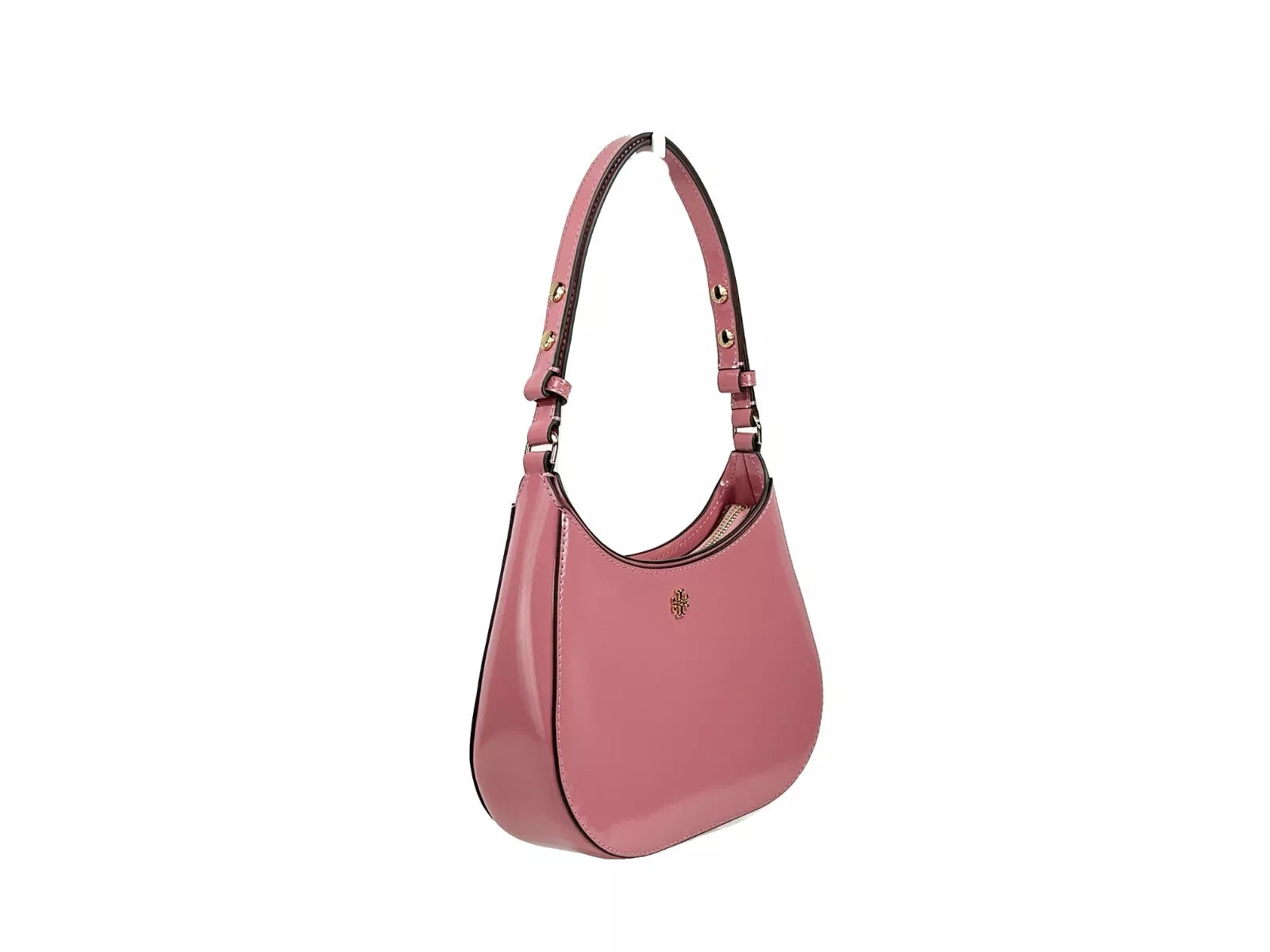 Patent Emerson Small Shoulder Bag Purse Pink - ventzia