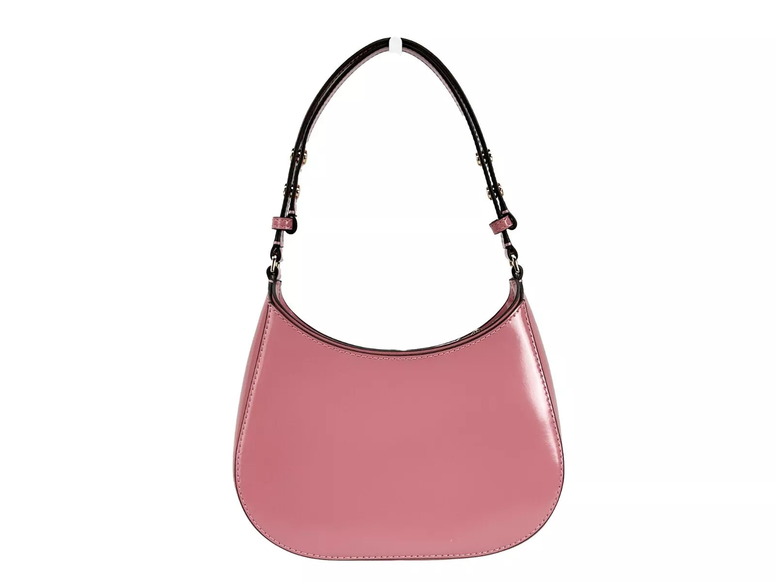 Patent Emerson Small Shoulder Bag Purse Pink - ventzia
