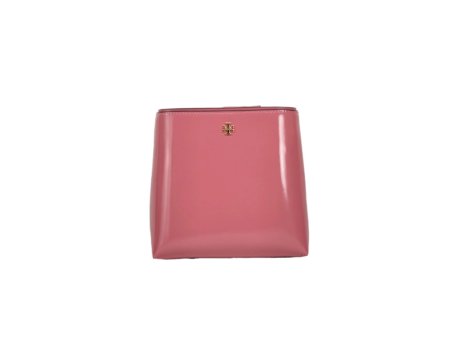 Patent Emerson Small Bucket Bag Purse Pink - ventzia
