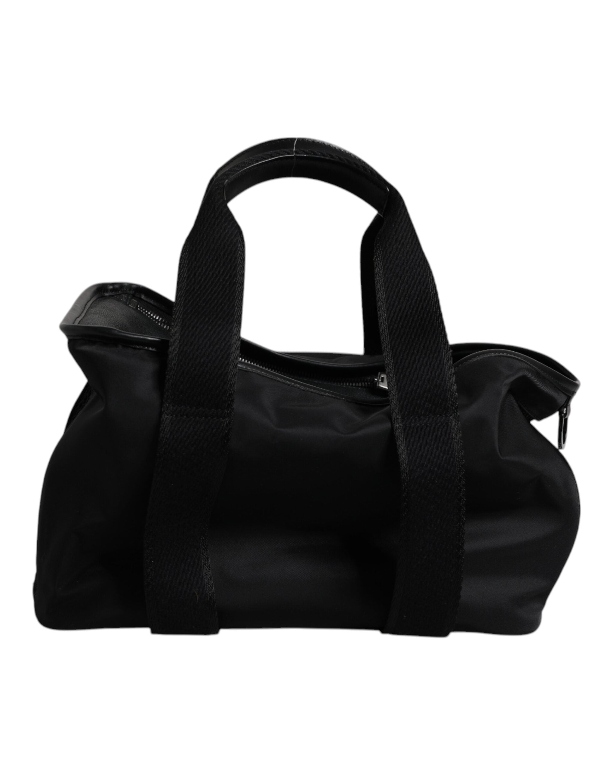 Black Shoulder Strap Pet Carry Logo Plaque Bag - ventzia
