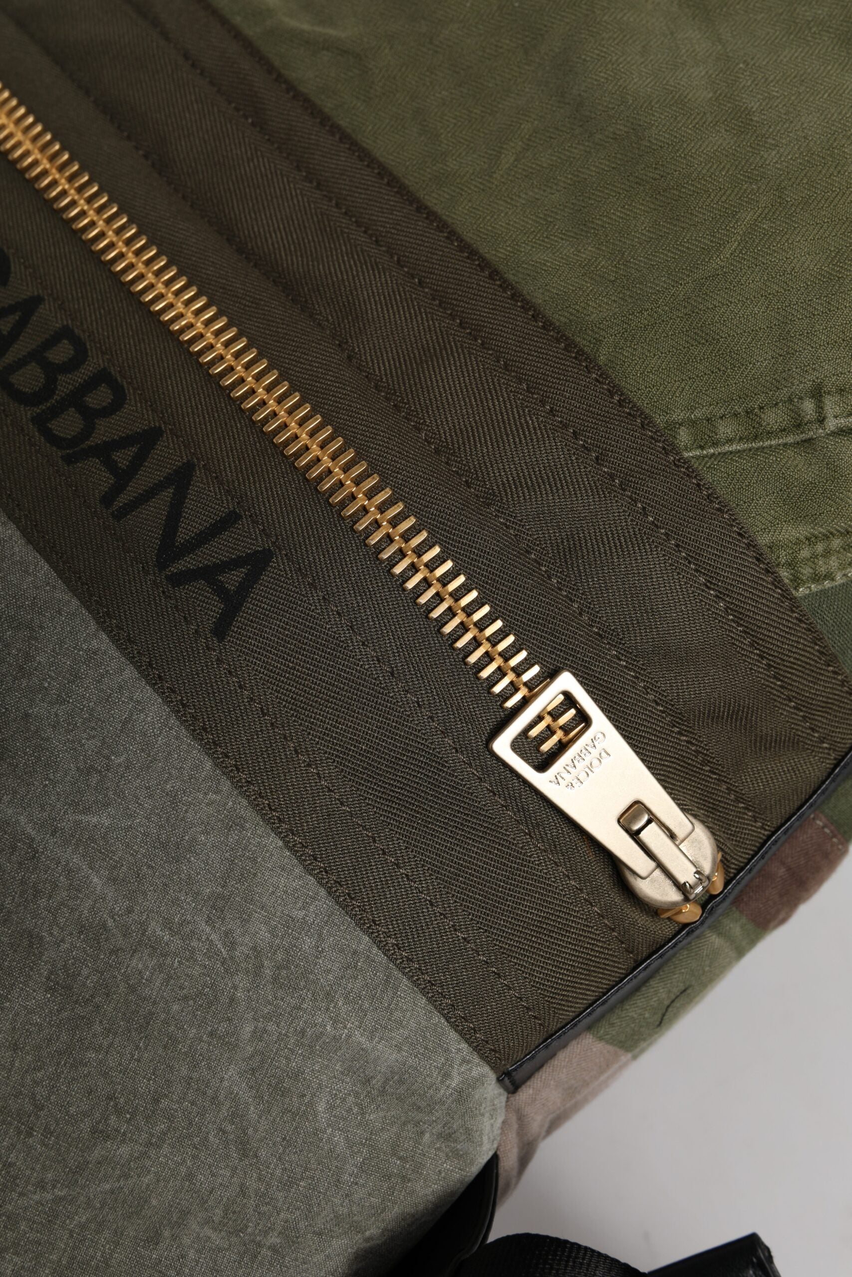 Military Green Patchwork Rucksack Backpack Bag - ventzia