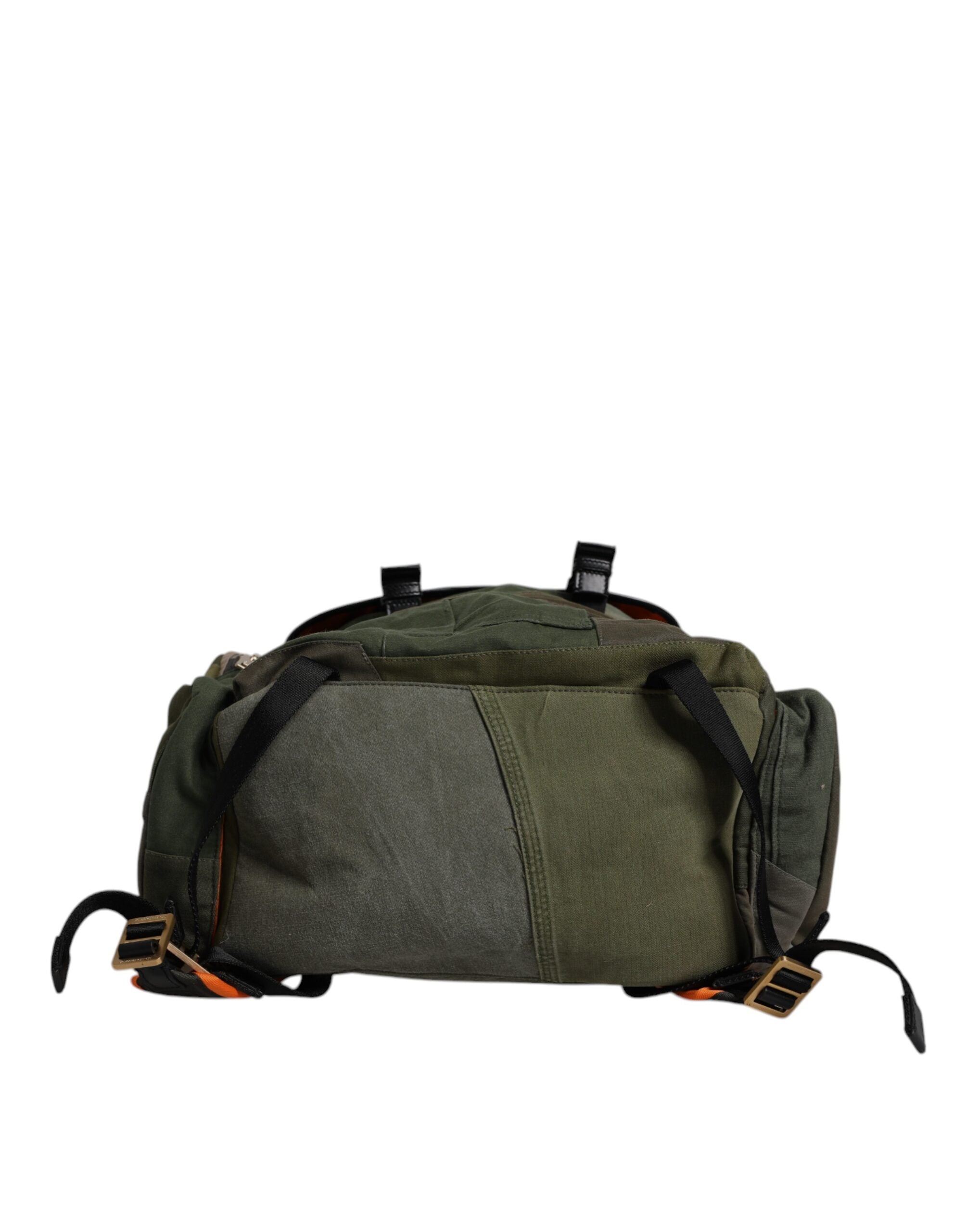 Military Green Patchwork Travel Backpack Bag - ventzia