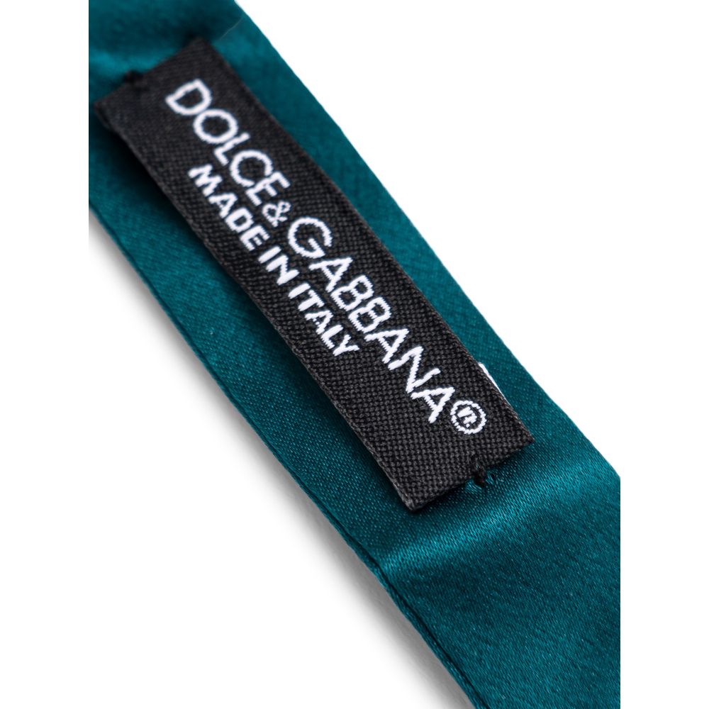 Green Silk Bowty - ventzia
