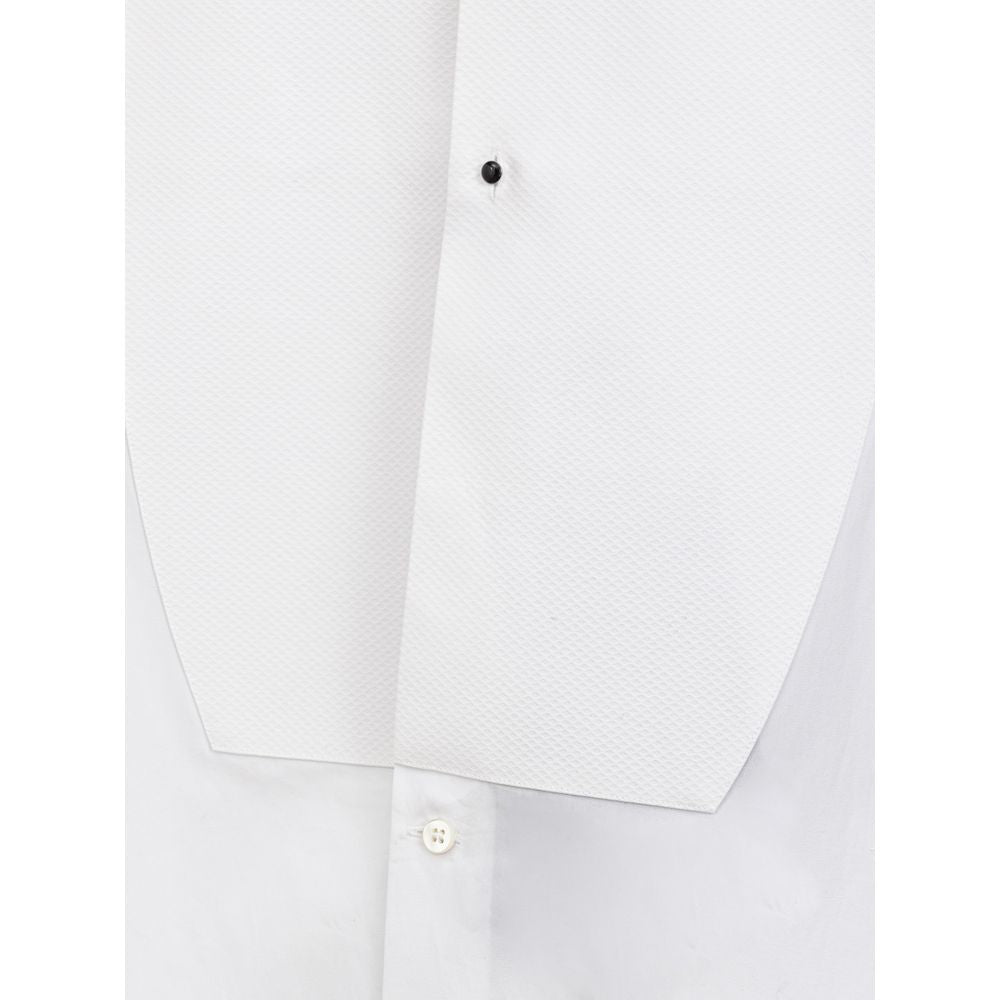 White Cotton Shirt - ventzia
