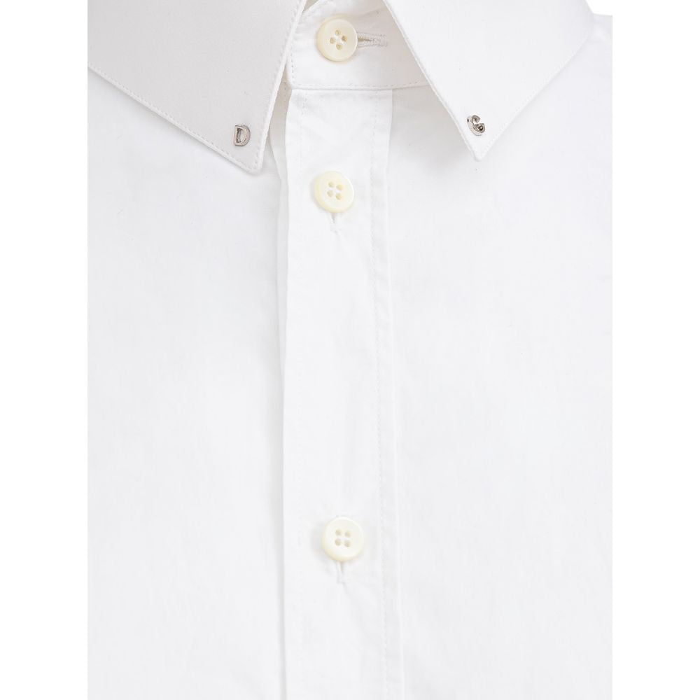 White Cotton Shirt - ventzia
