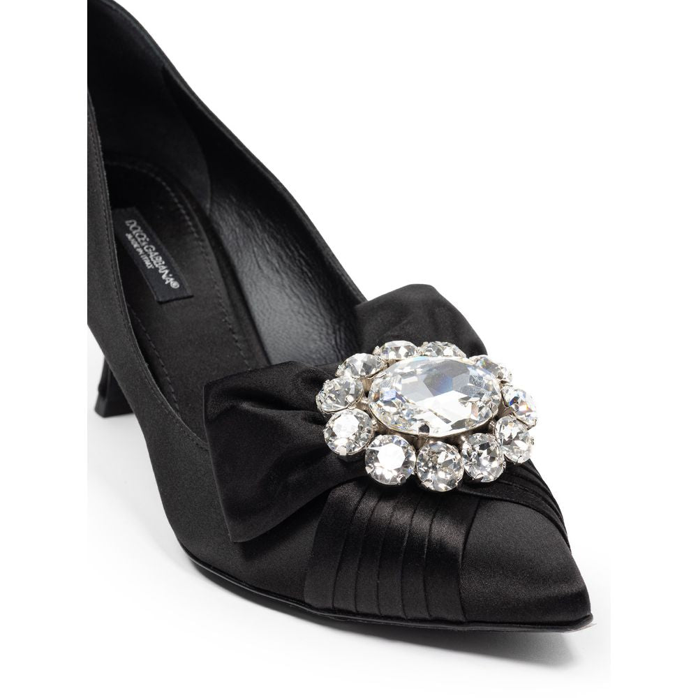 Black Viscose Pump - ventzia