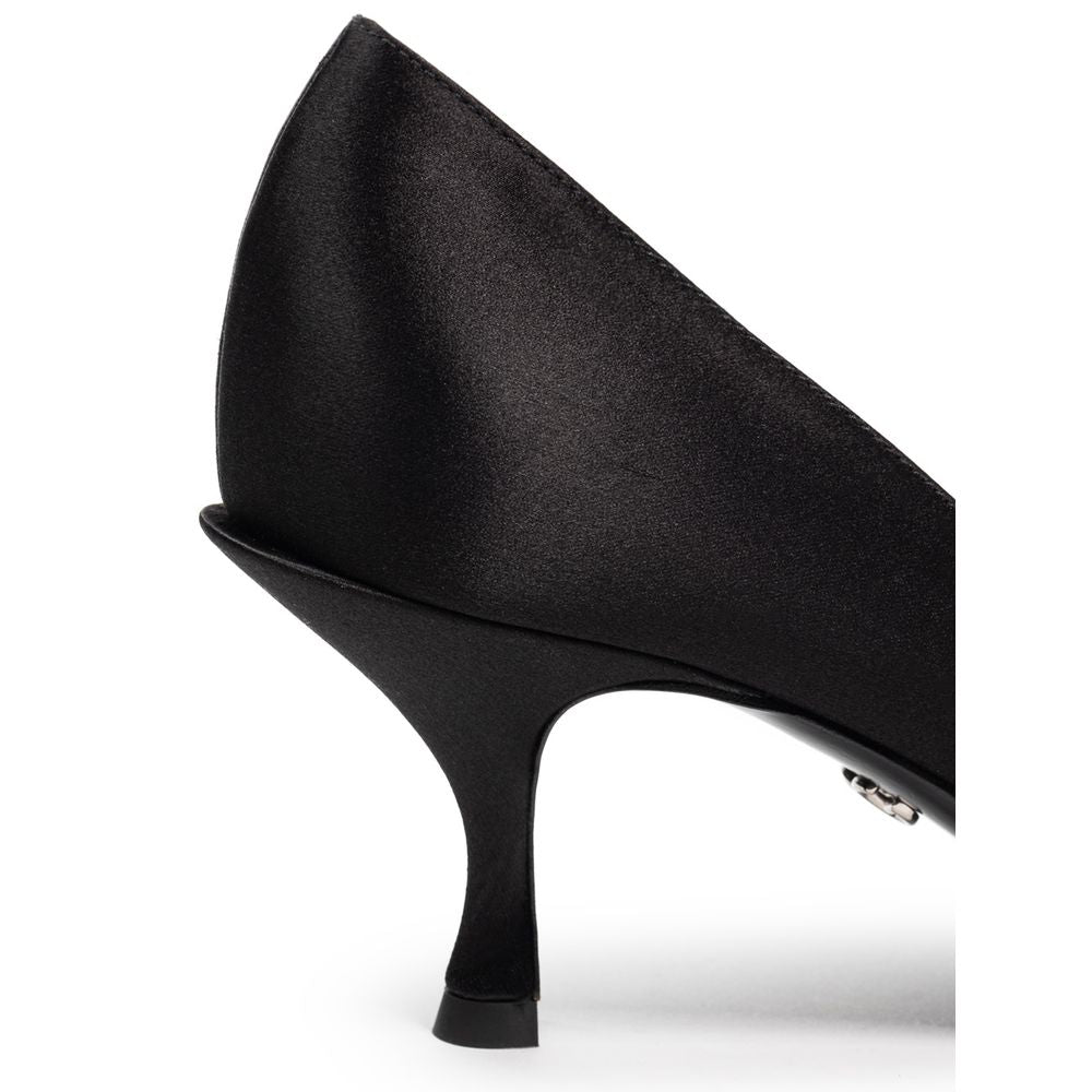 Black Viscose Pump - ventzia