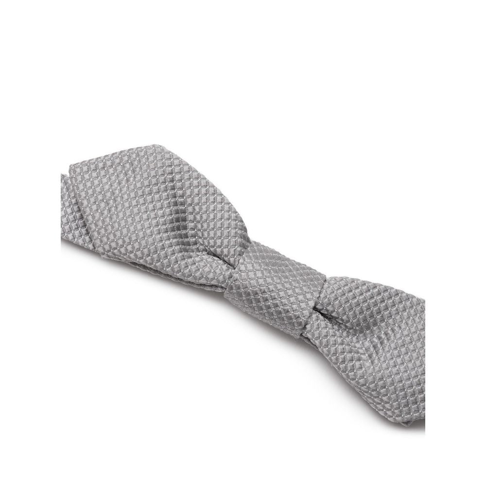 Gray Silk Bowty - ventzia