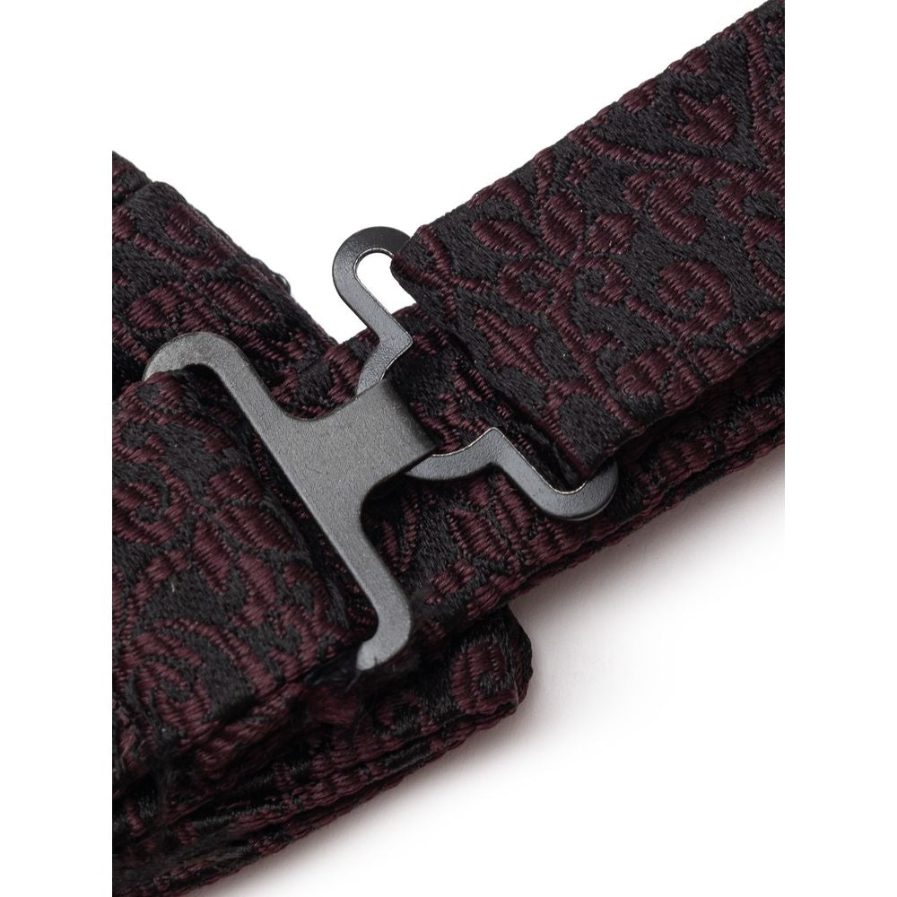 Black Silk Bowty - ventzia