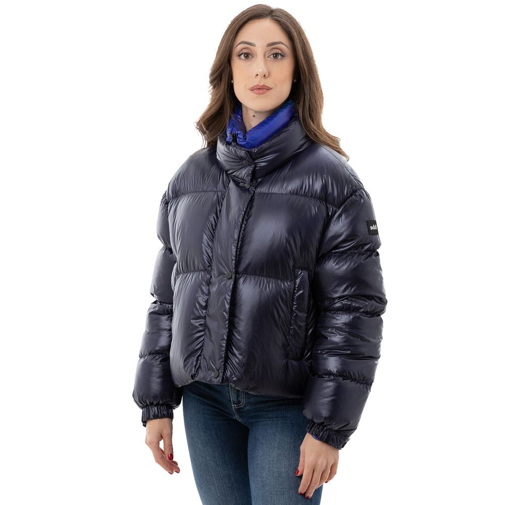 Blue Polyamide Jackets & Coat - ventzia