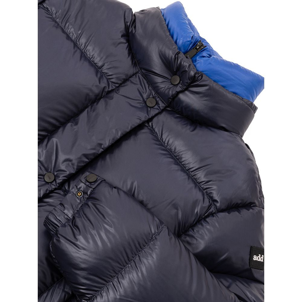 Blue Polyamide Jackets & Coat - ventzia