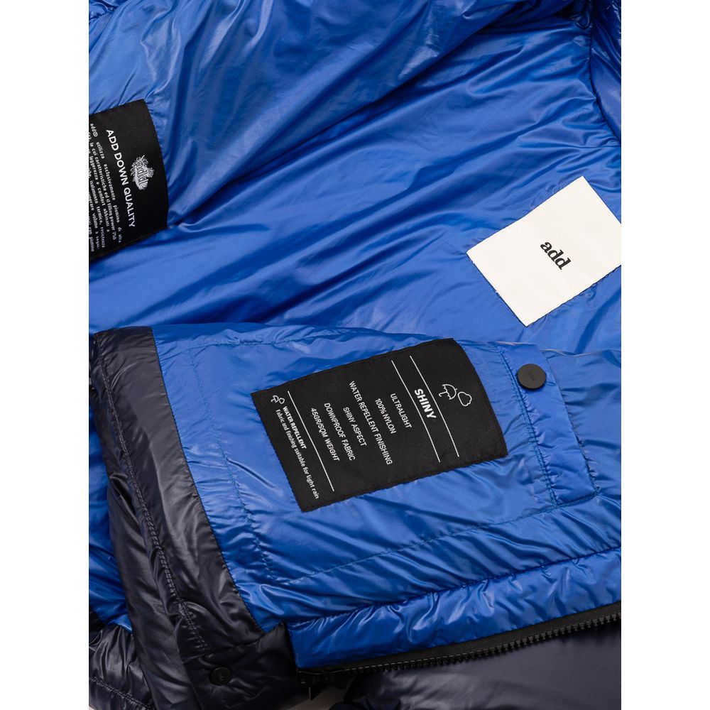 Blue Polyamide Jackets & Coat - ventzia