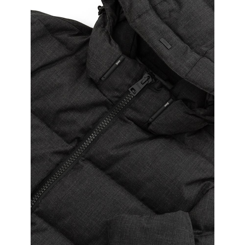 Black Polyester Jackets & Coat