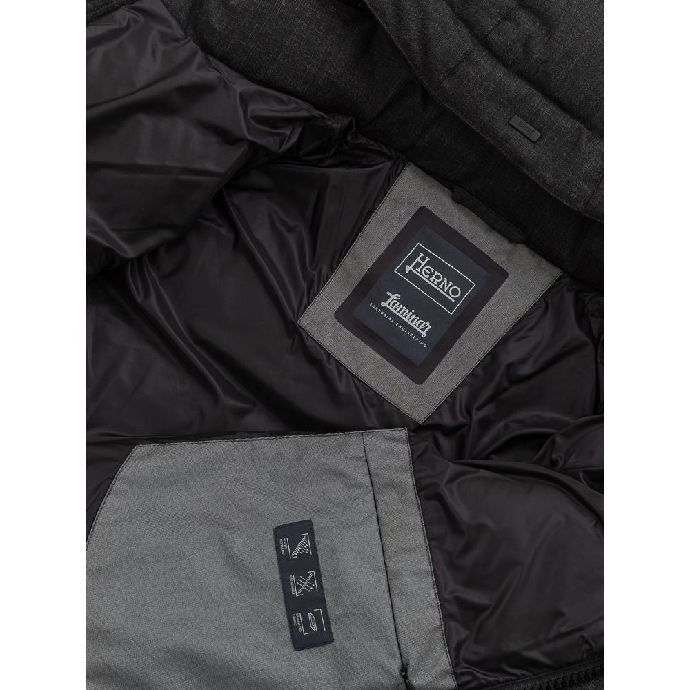 Black Polyester Jackets & Coat
