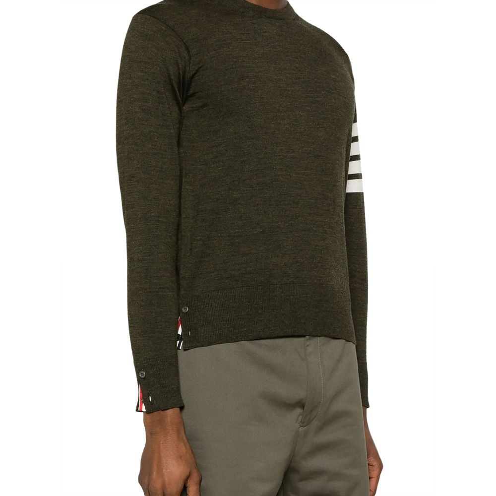 Green Wool Sweater - ventzia