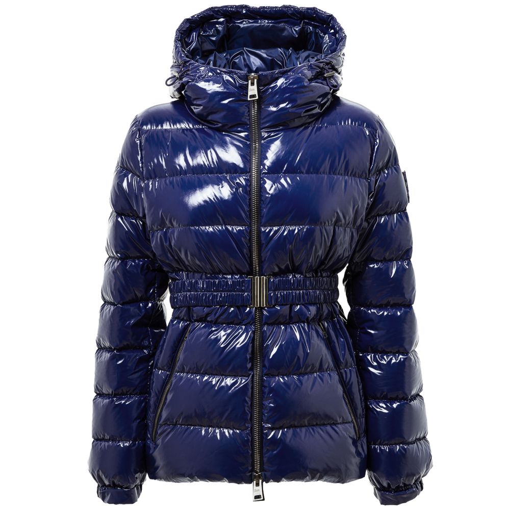 Blue Polyamide Jackets & Coat - ventzia