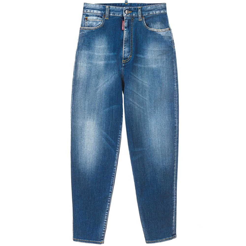 Blue Cotton Jeans Denim - ventzia