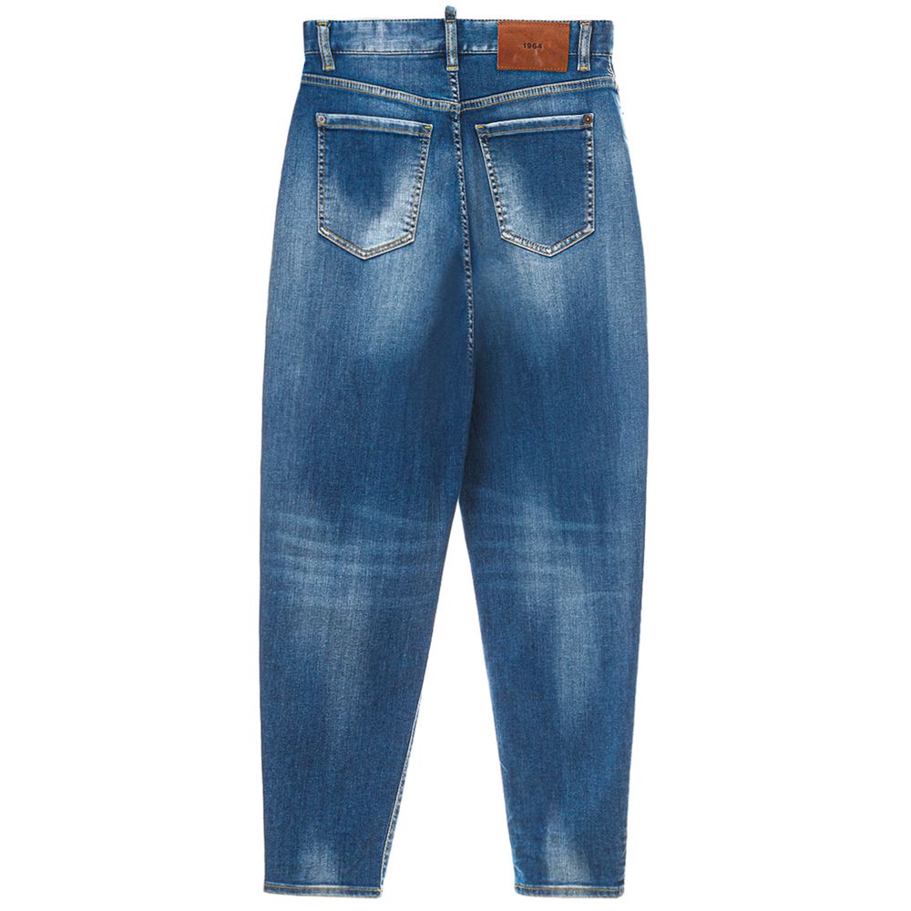 Blue Cotton Jeans Denim - ventzia