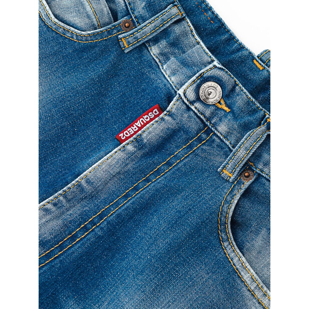 Blue Cotton Jeans Denim - ventzia