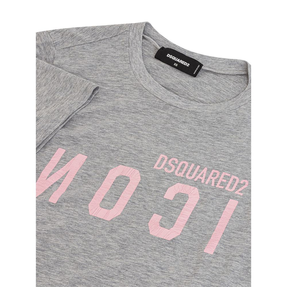 Elegant Gray Cotton Top for Women - ventzia