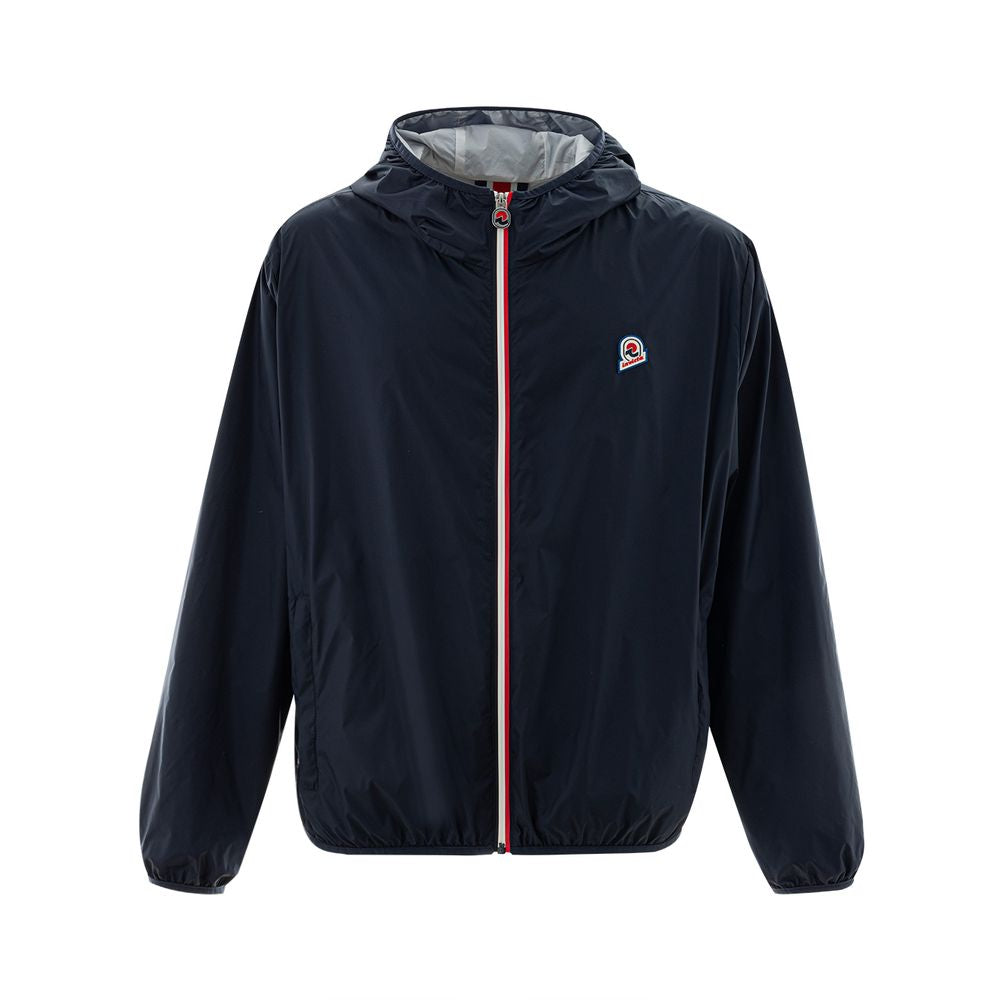 Blue Polyamide Jackets & Coat - ventzia