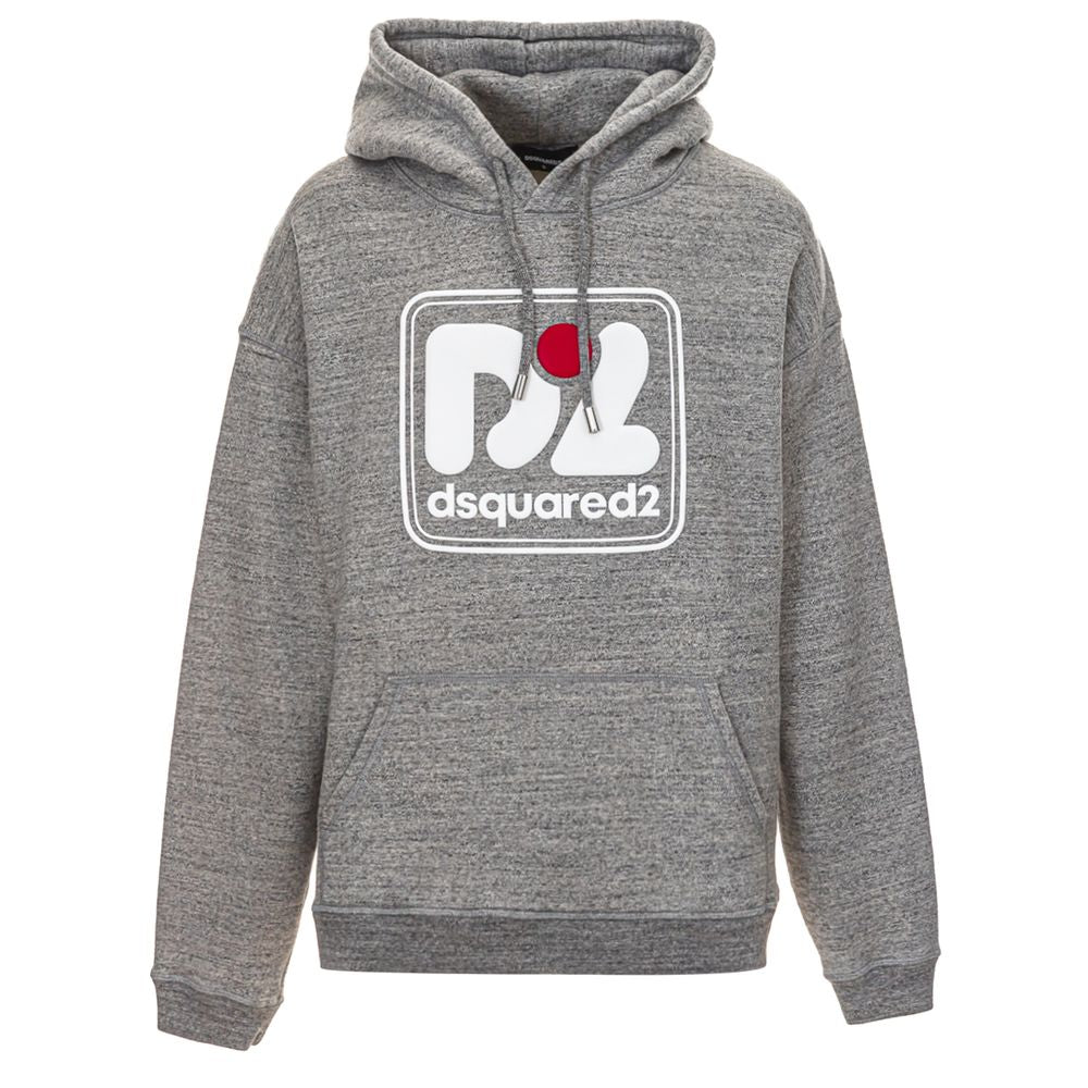 Gray Cotton Hoody - ventzia