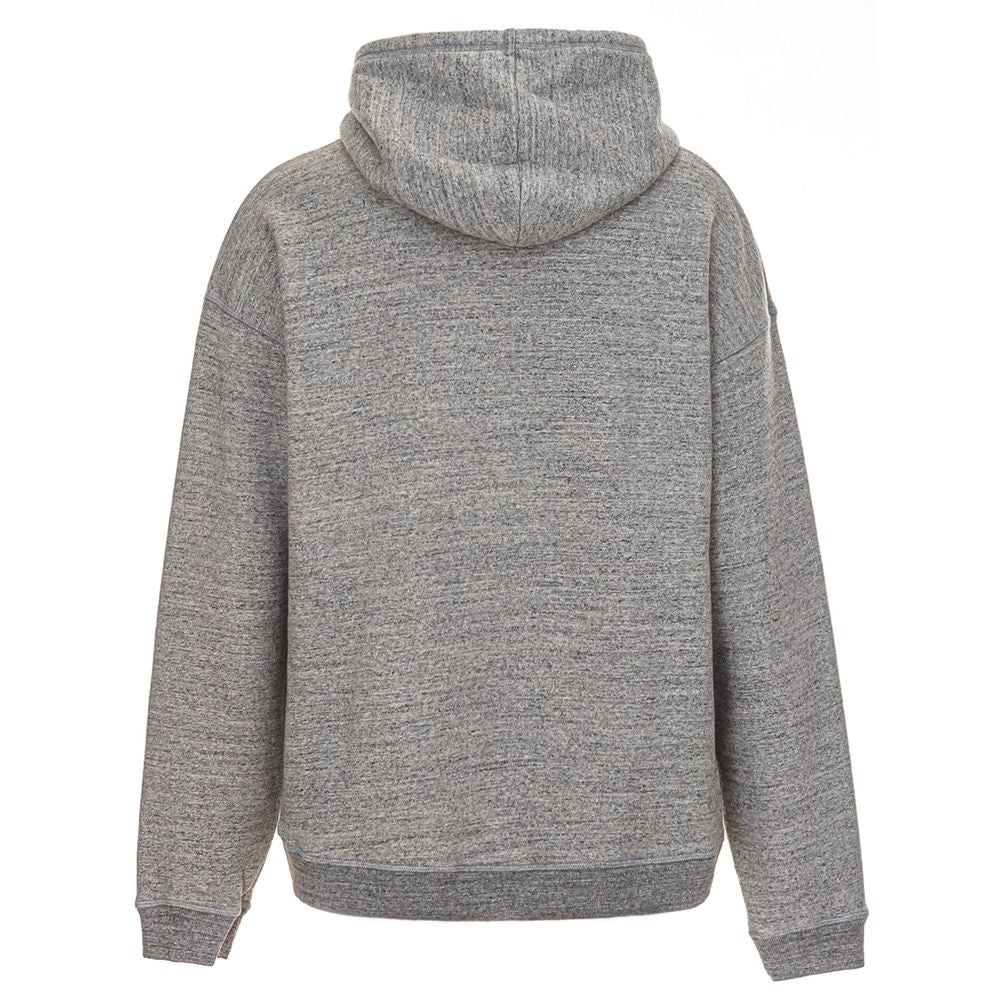 Gray Cotton Hoody - ventzia