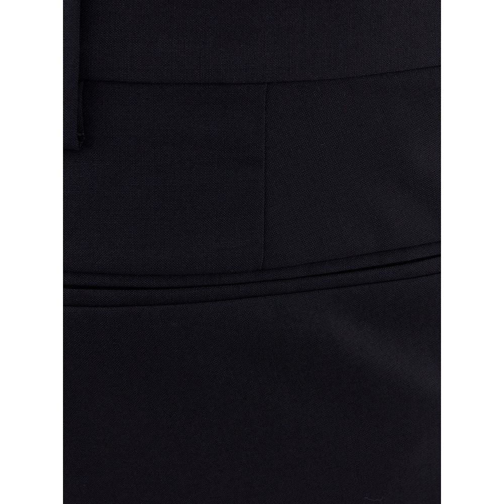 Black Wool Pant - ventzia