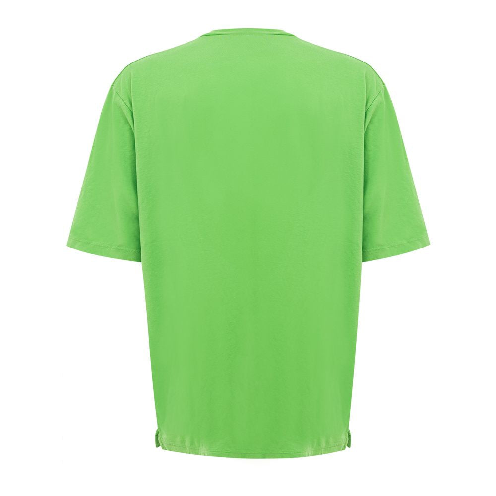 Electric Green Cotton Tee for Men - ventzia
