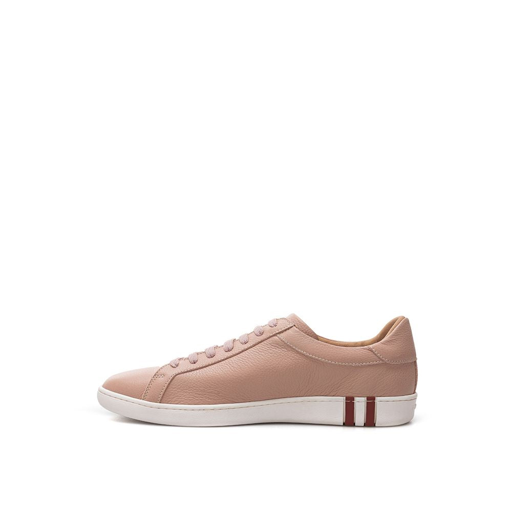 Pink Leather Sneaker - ventzia