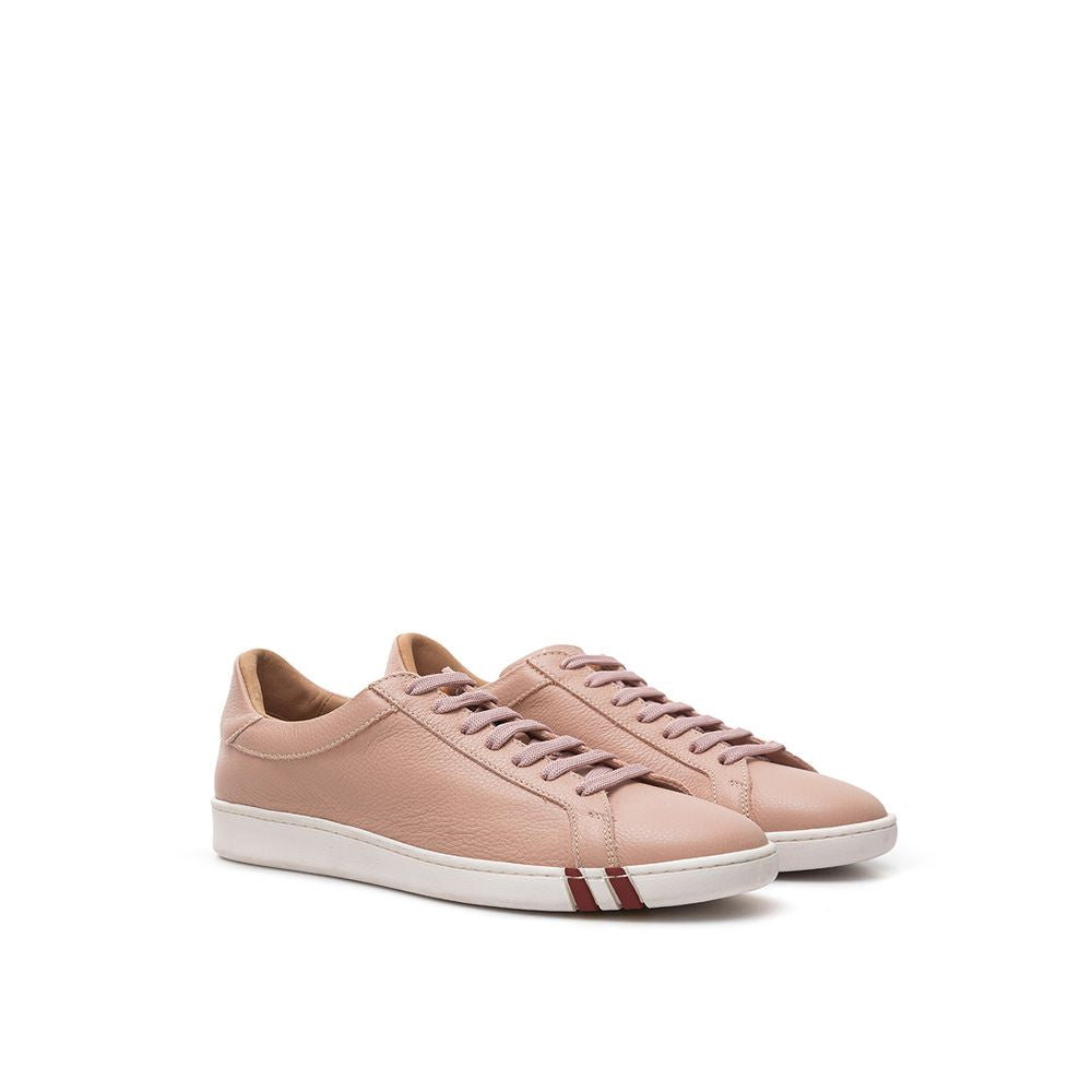 Pink Leather Sneaker - ventzia