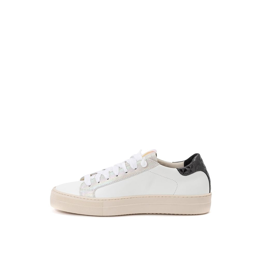 Elevate Your Sneaker Game with All-White Italian Leather Kicks - ventzia
