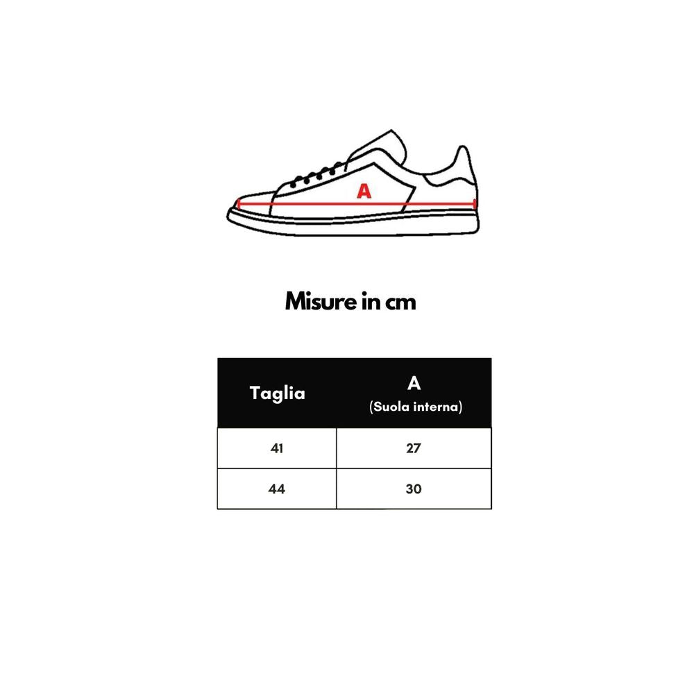 Elegant Blue Leather Sneakers For Men - ventzia