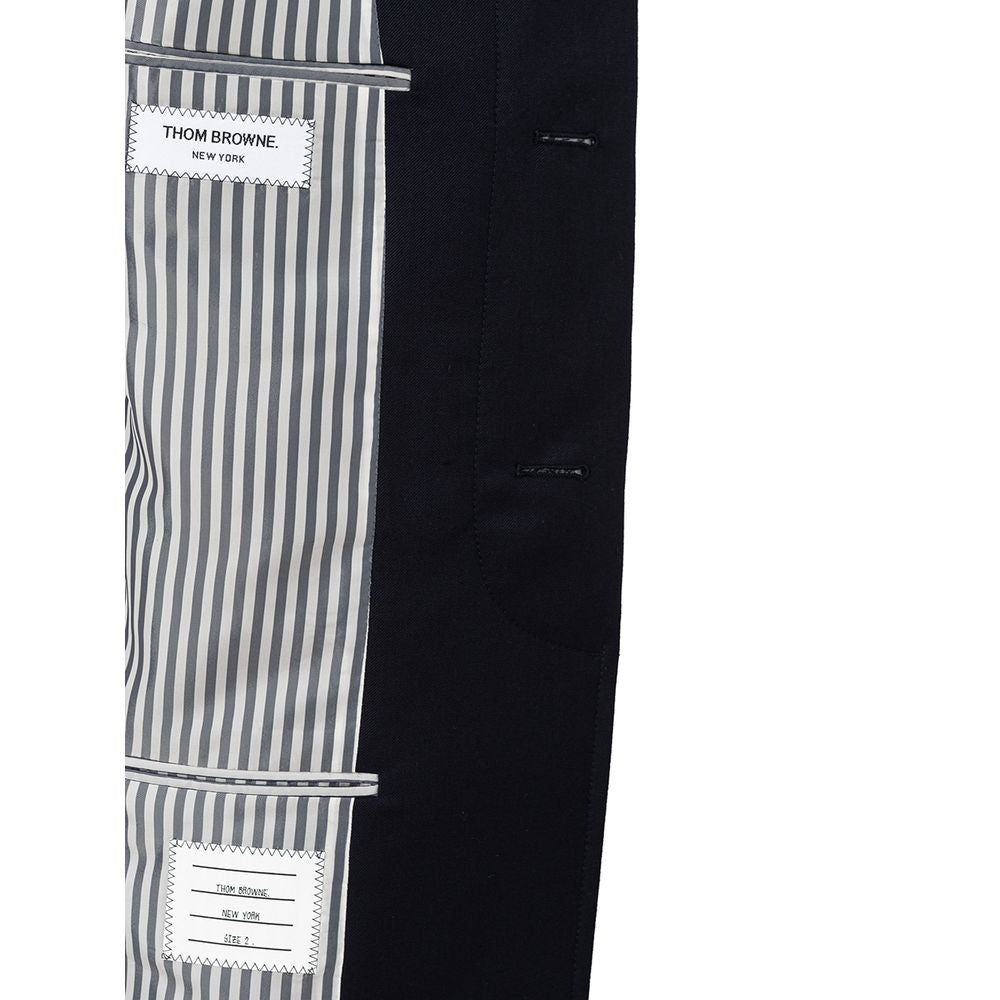 Elegant Wool Jacket in Signature Blue - ventzia