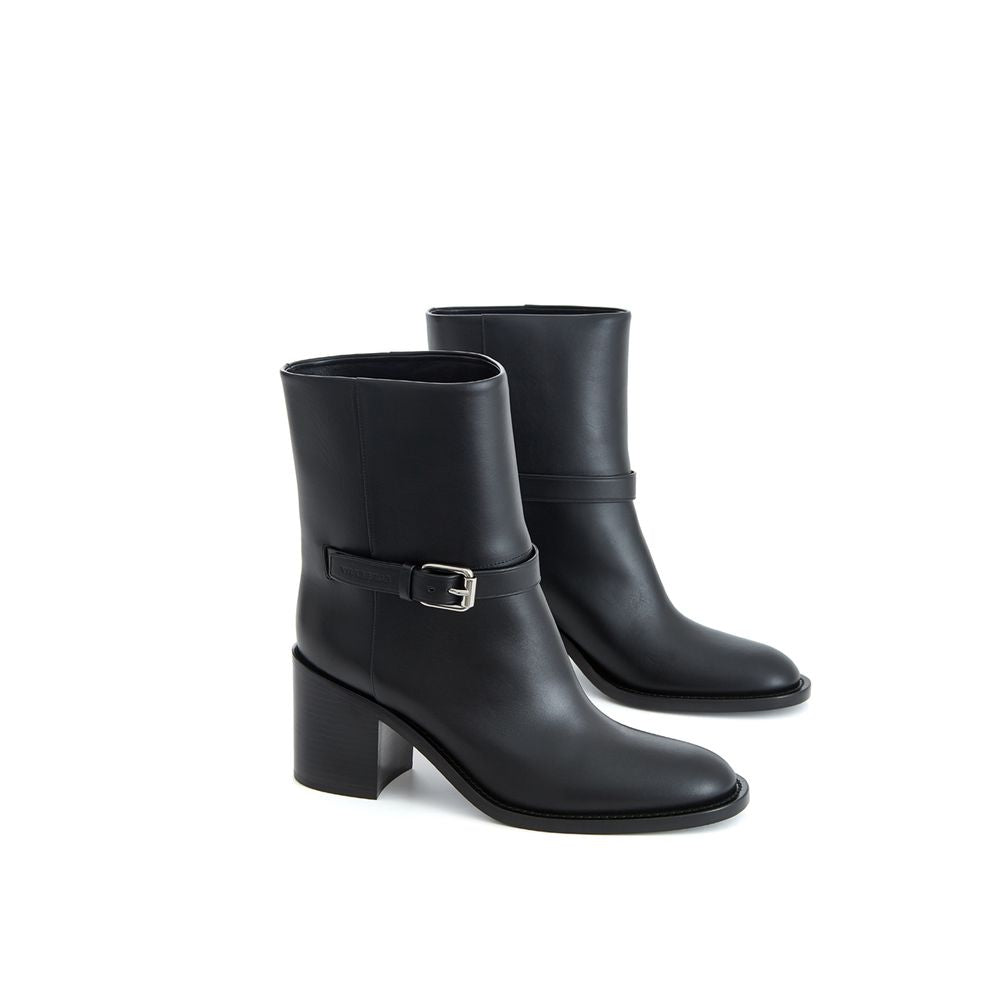 Black Leather Boot - ventzia