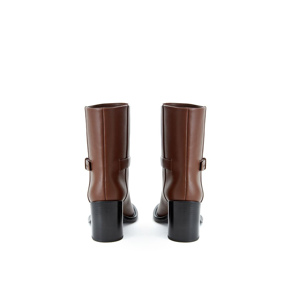 Brown Leather Boot - ventzia